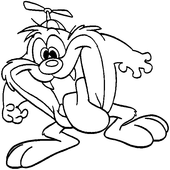 babs bunny coloring pages - photo #30